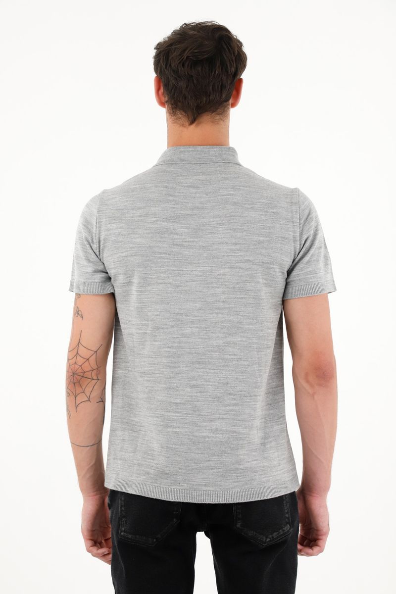 polos-para-hombre-tennis-gris
