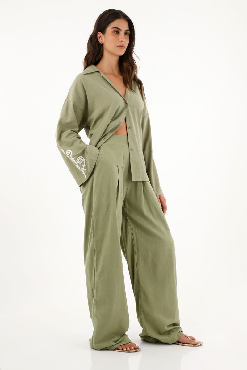 camisas-para-mujer-topmark-verde