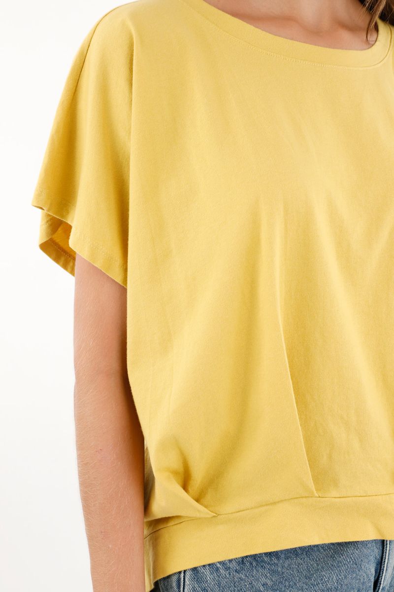tshirt-para-mujer-topmark-amarillo