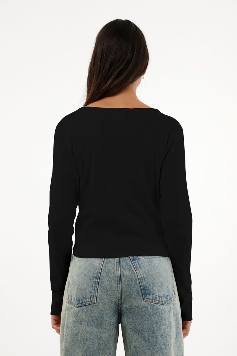 tshirt-para-mujer-topmark-negro