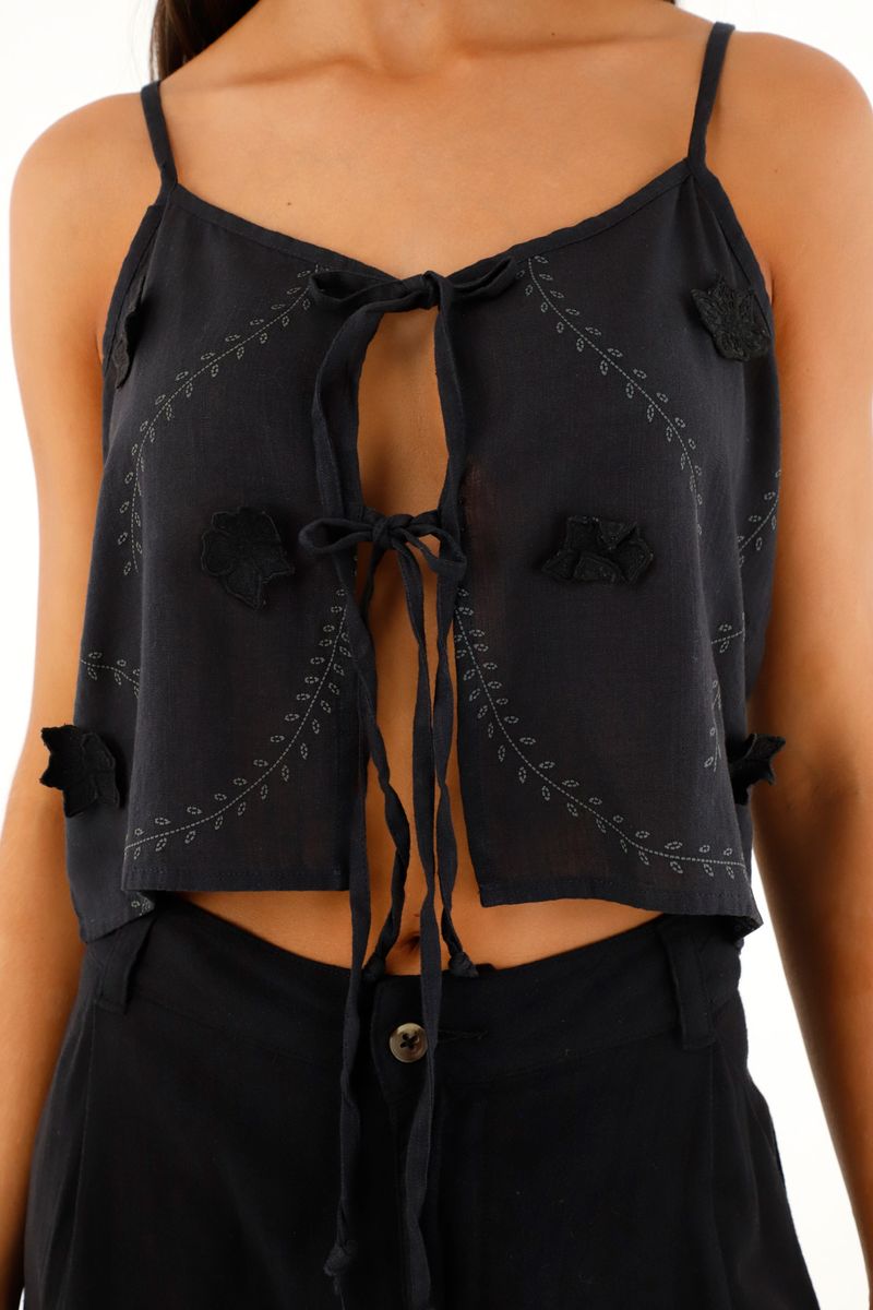 camisas-para-mujer-topmark-negro