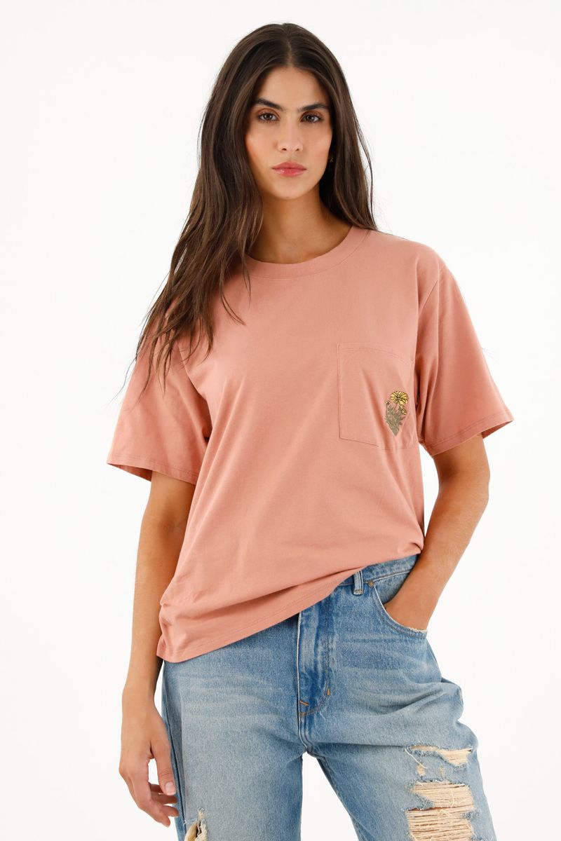 tshirt-para-mujer-topmark-naranja