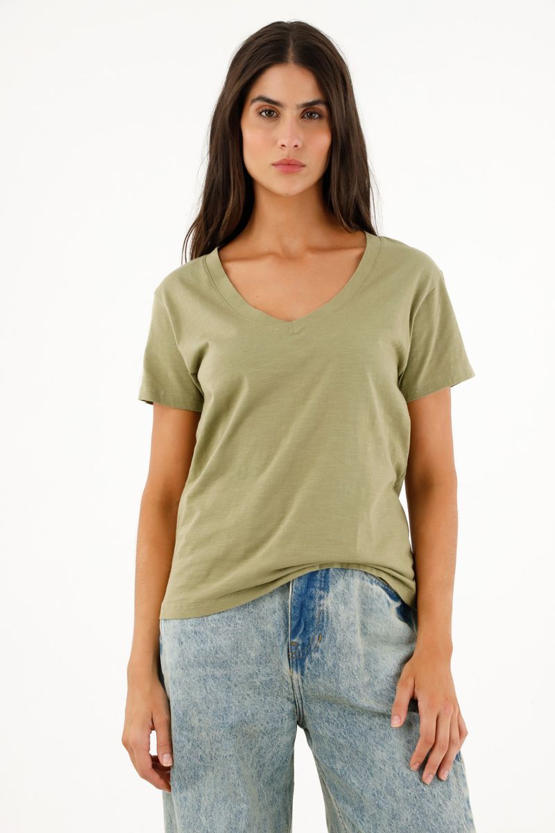 tshirt-para-mujer-topmark-verde