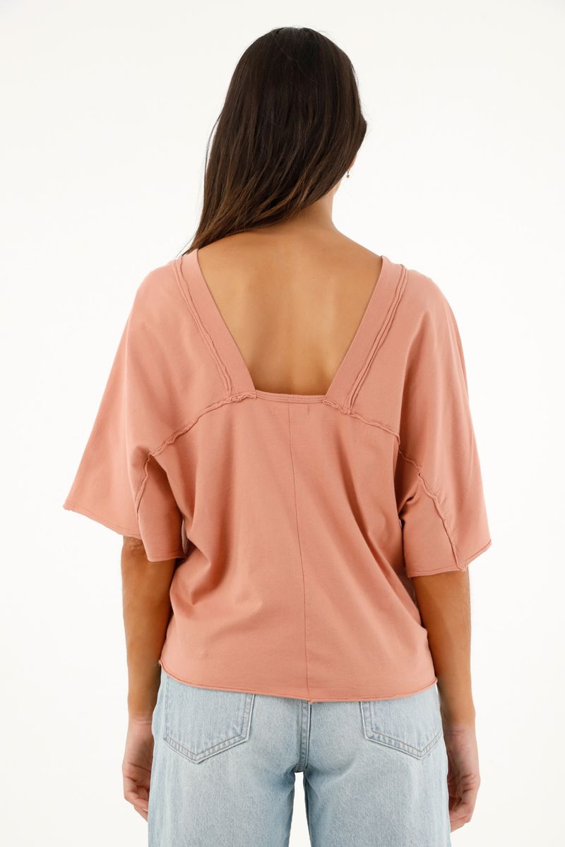 tshirt-para-mujer-topmark-naranja