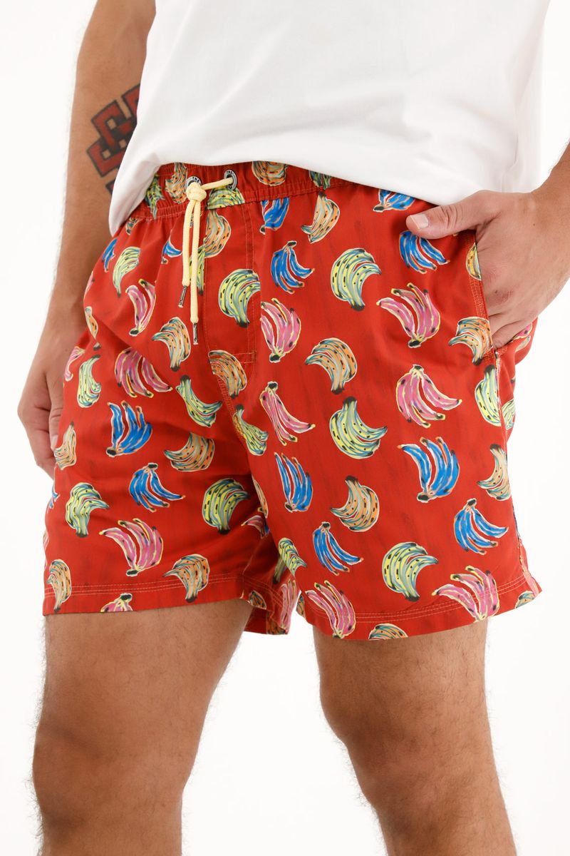 ropa-de-baño-para-hombre-tennis-rojo