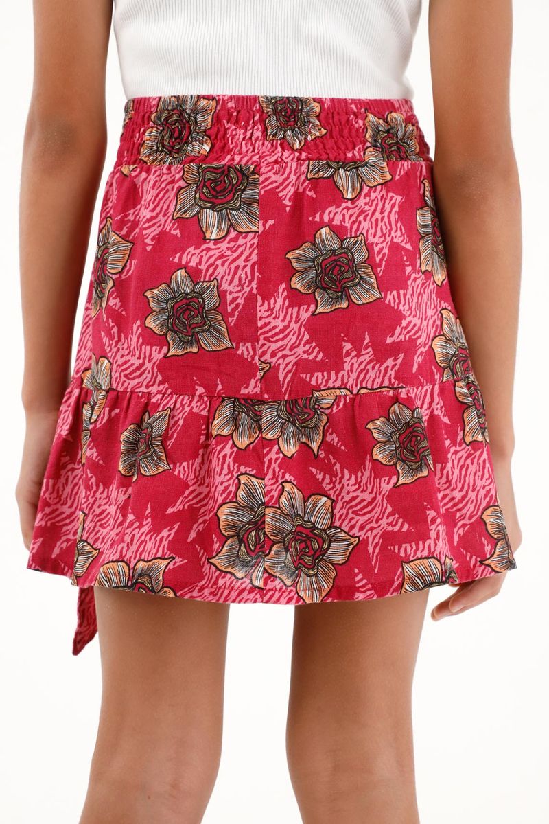 faldas-para-nina-tennis-rojo