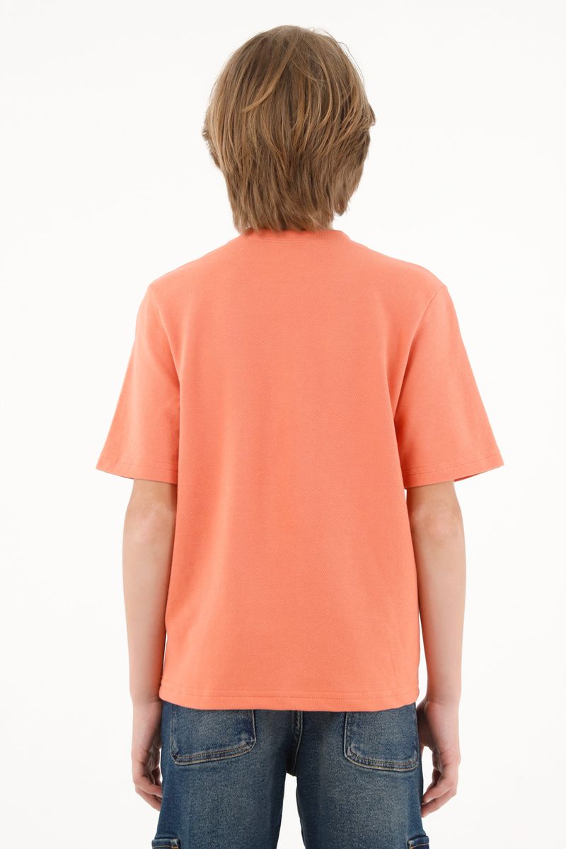 tshirt-para-nino-tennis-naranja