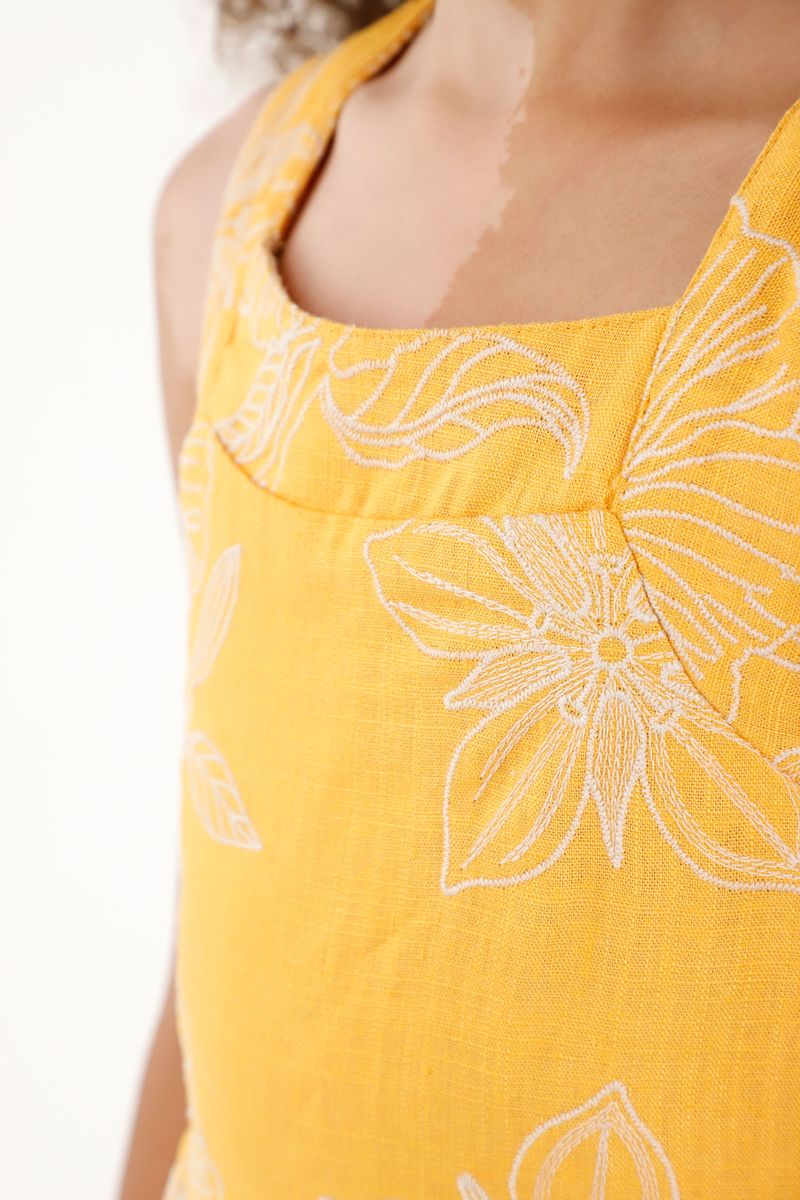 vestidos-para-nina-tennis-amarillo