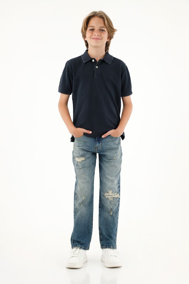 polos-para-nino-tennis-azul