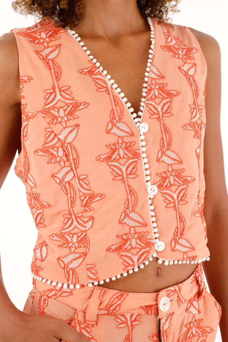 chaleco-para-mujer-tennis-naranja