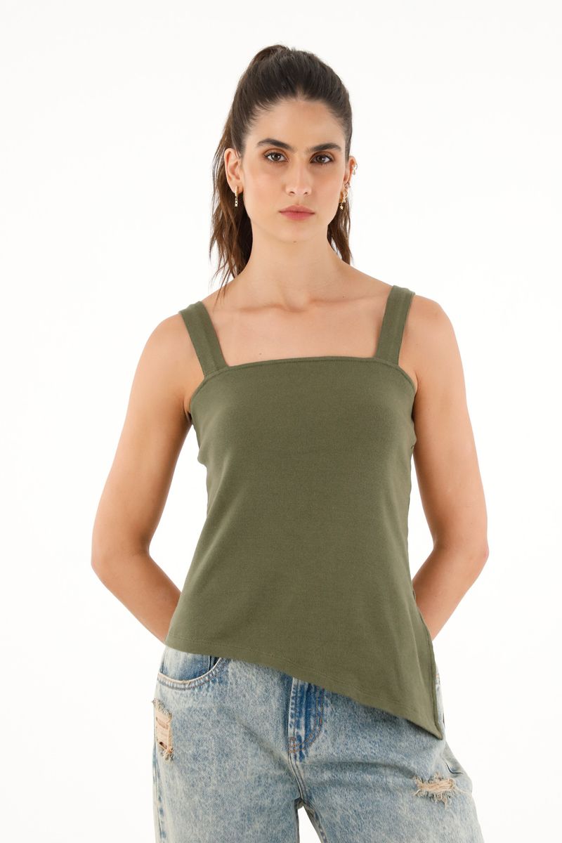 tshirt-para-mujer-topmark-verde
