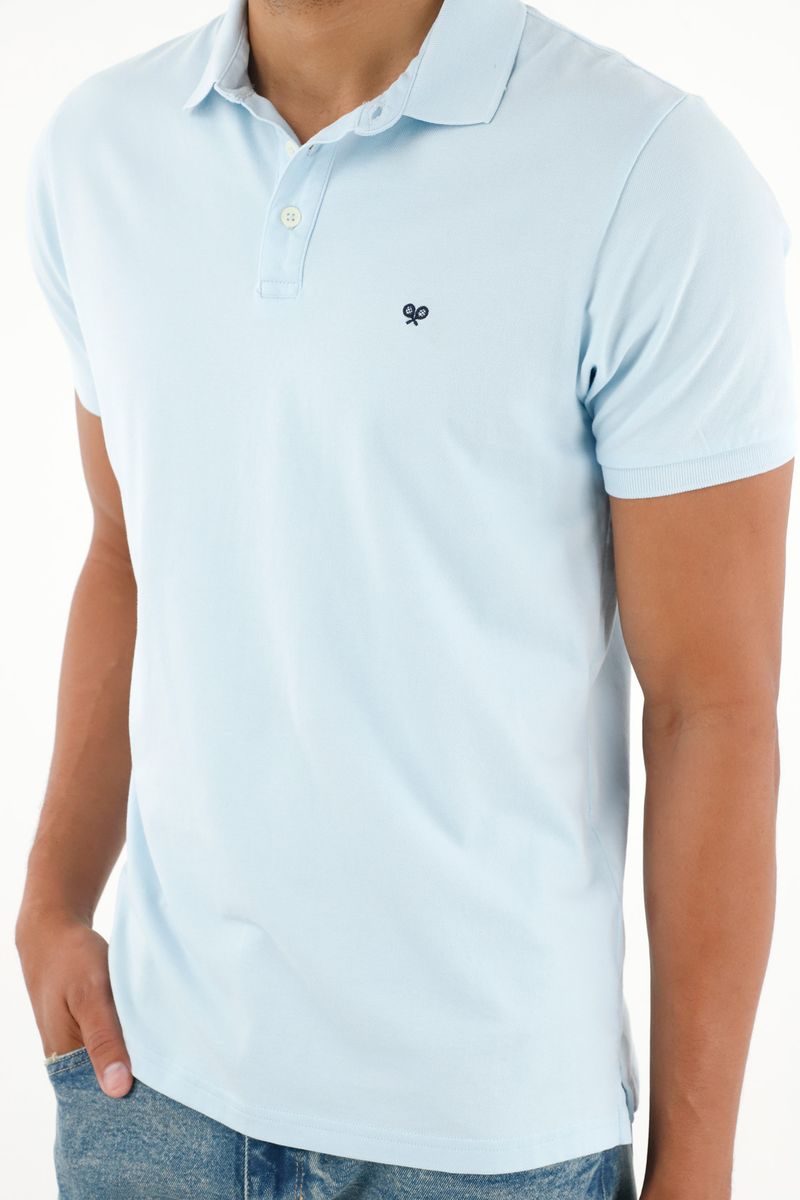 polos-para-hombre-tennis-azul