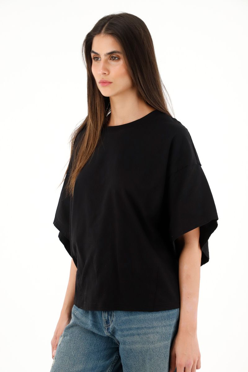 tshirt-para-mujer-topmark-negro
