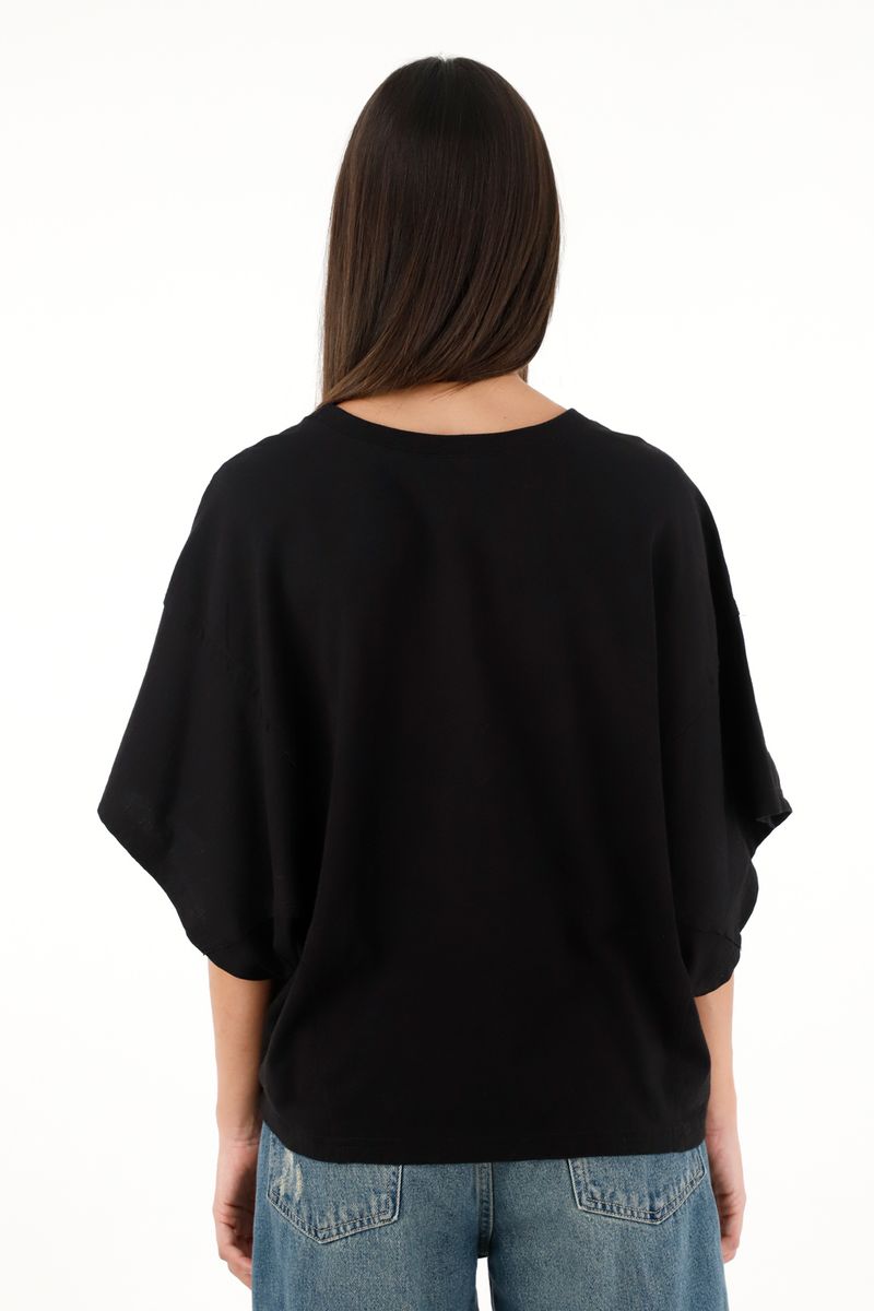 tshirt-para-mujer-topmark-negro