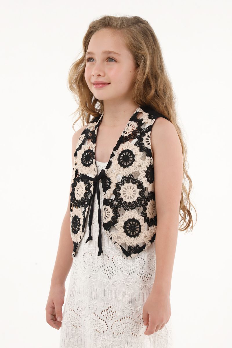 chaleco-para-nina-tennis-negro