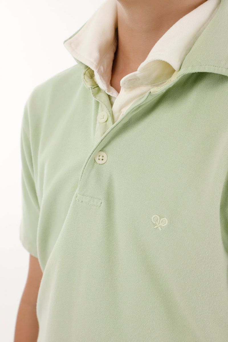 polos-para-nino-tennis-verde