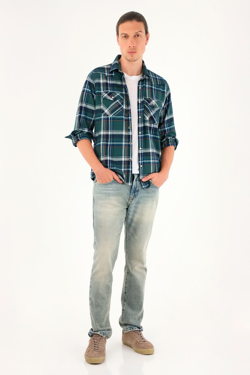 camisas-para-hombre-tennis-verde