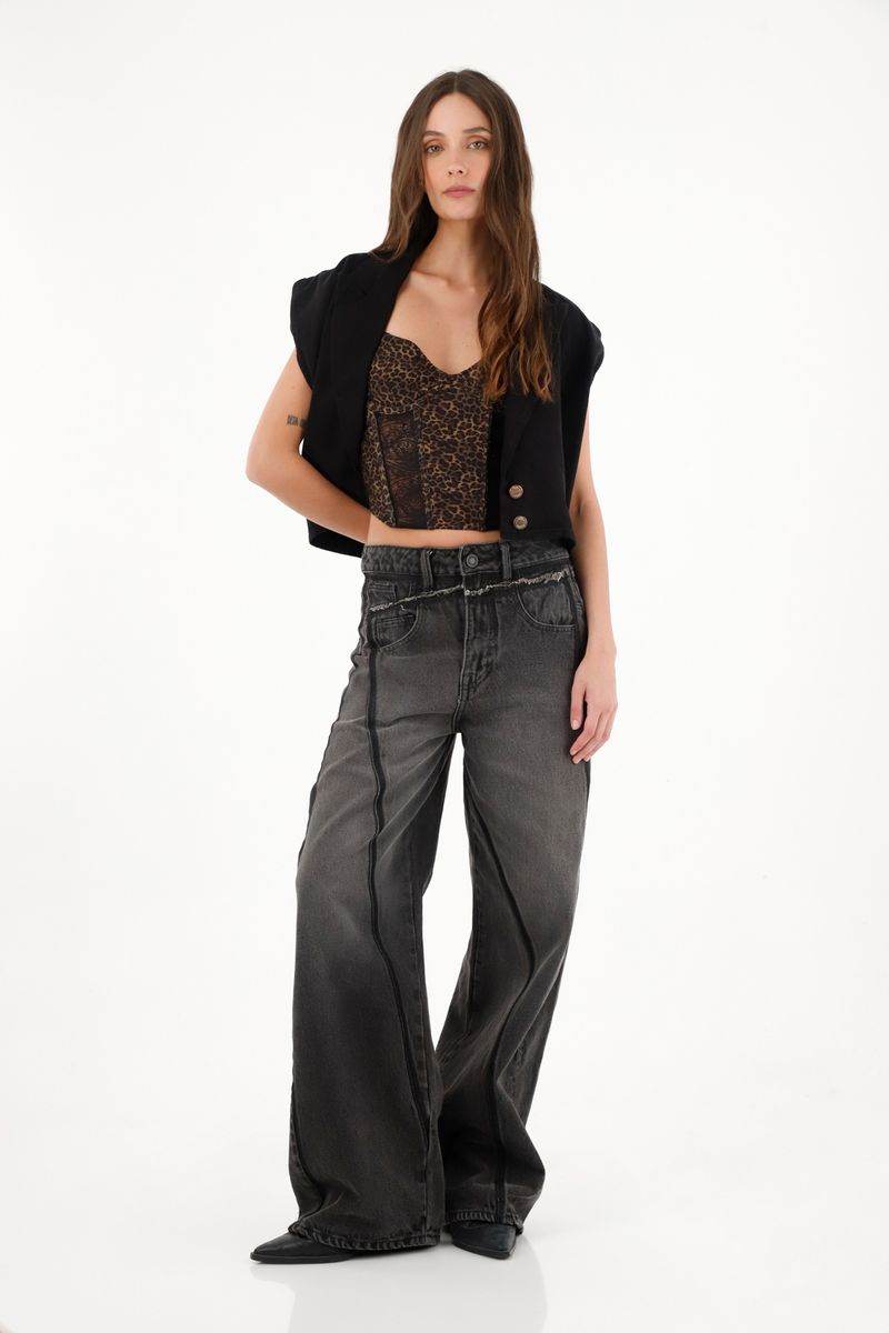 top-para-mujer-tennis-negro