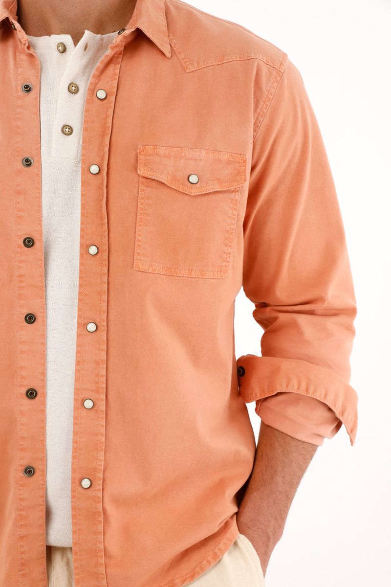 camisas-para-hombre-tennis-naranja