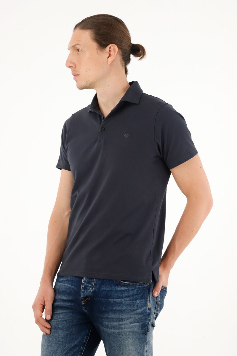 polos-para-hombre-tennis-azul