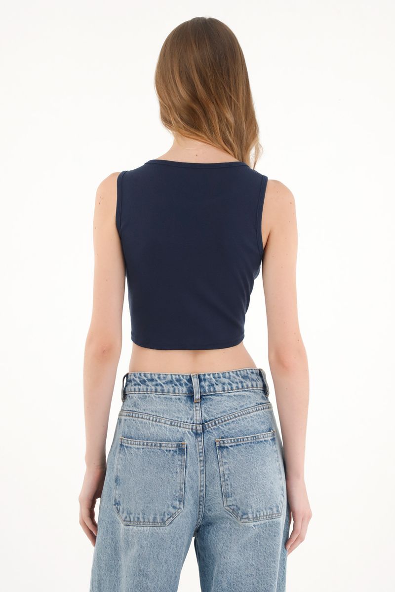 tshirt-para-mujer-topmark-azul