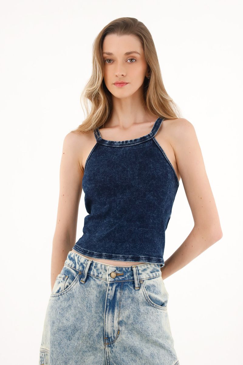 tshirt-para-mujer-topmark-azul