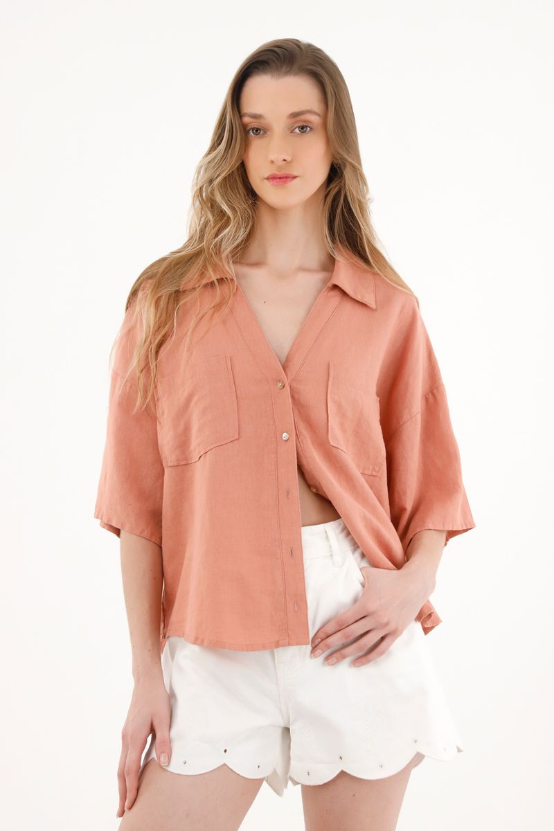 camisas-para-mujer-topmark-naranja