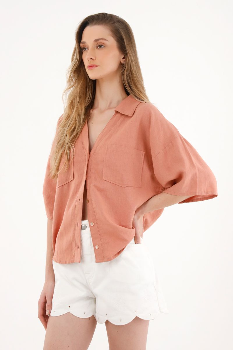 camisas-para-mujer-topmark-naranja