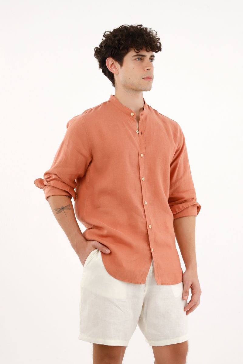 camisas-para-hombre-tennis-naranja