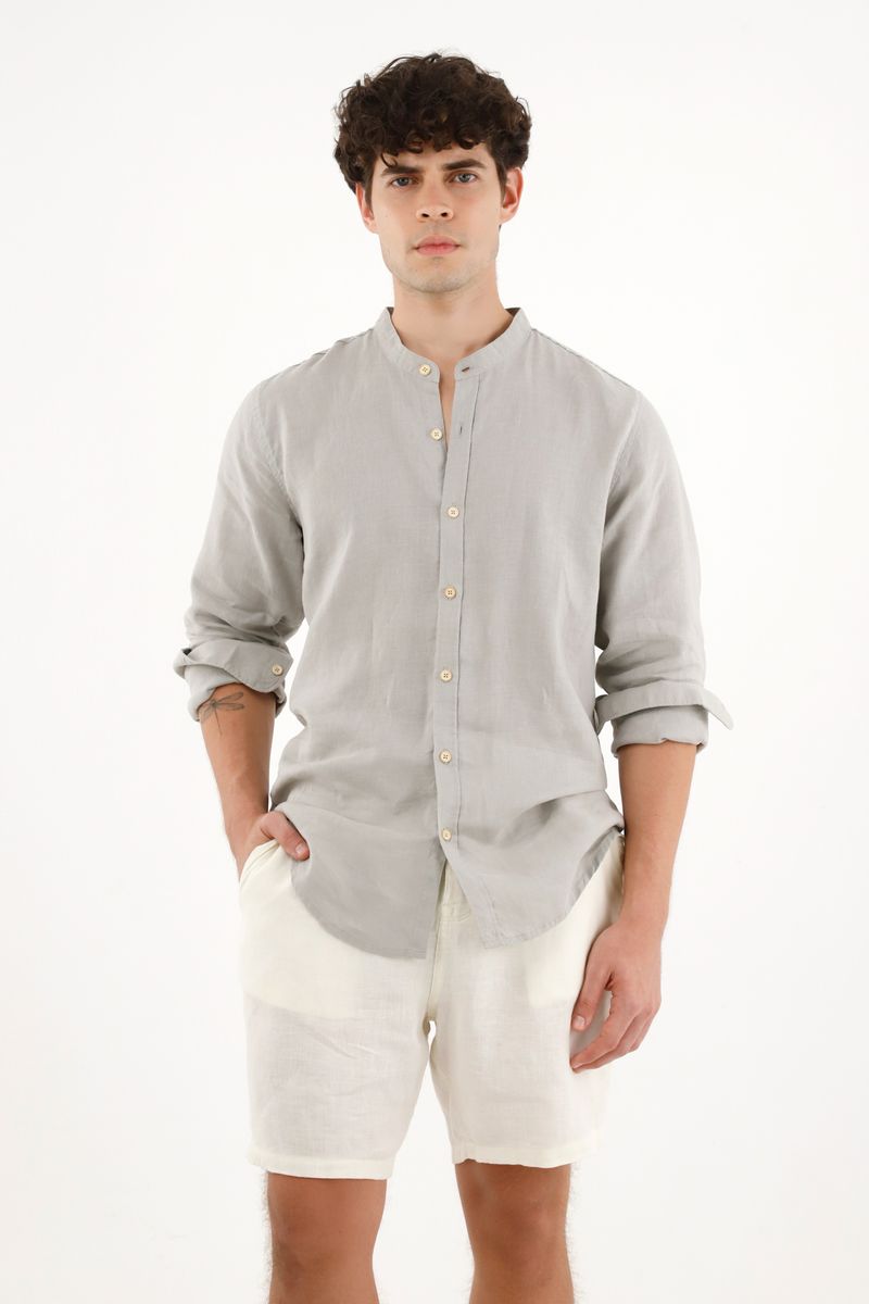 camisas-para-hombre-tennis-gris