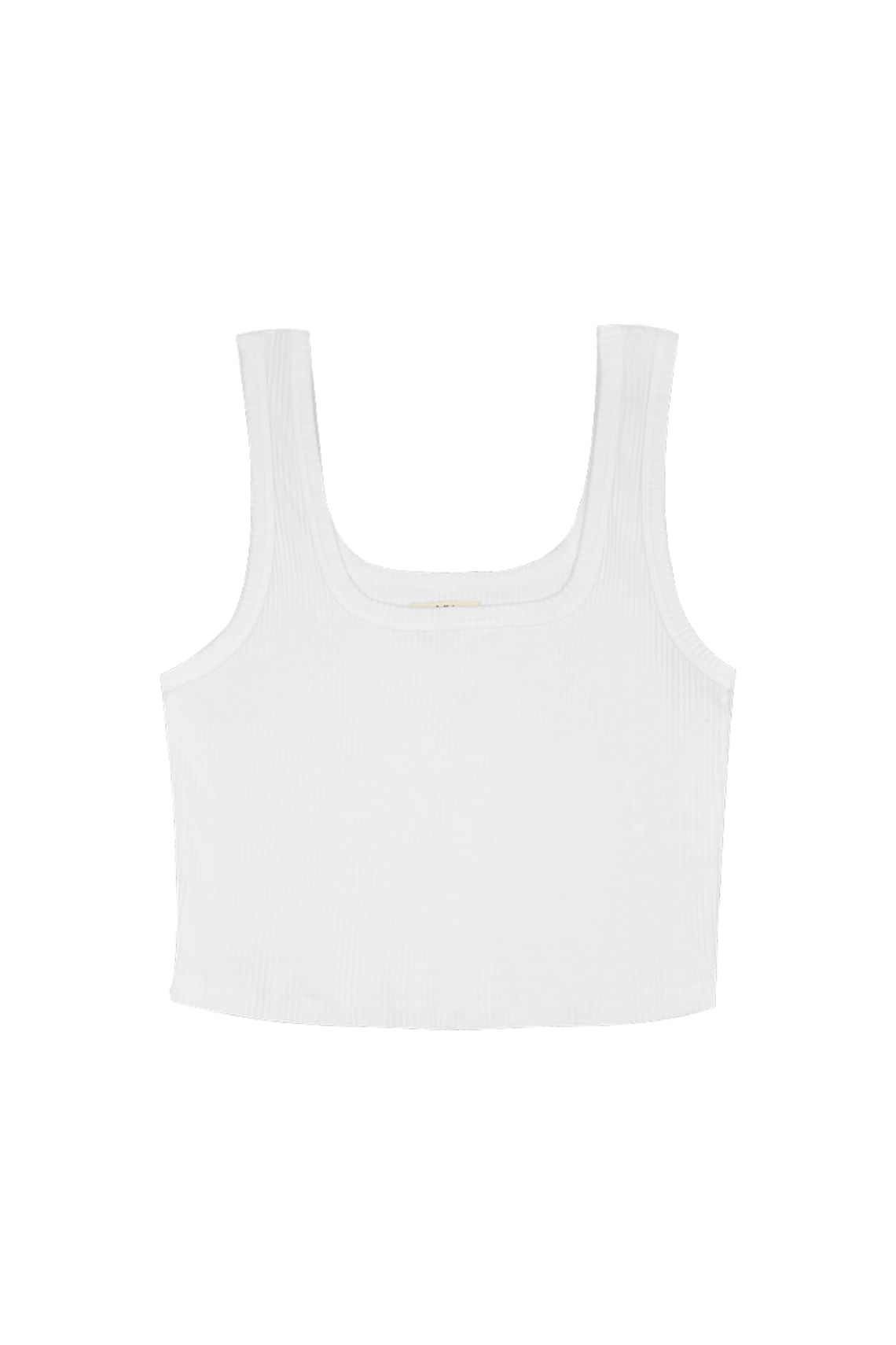 Camiseta blanca manga sisa para mujer