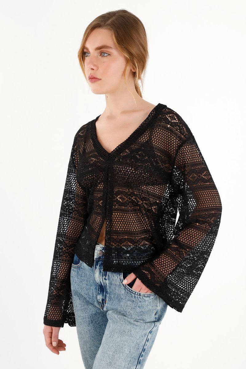 tshirt-para-mujer-topmark-negro