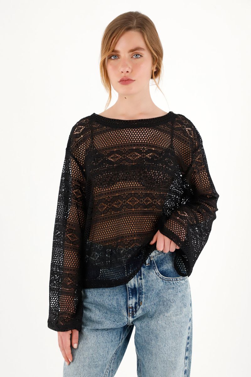 tshirt-para-mujer-topmark-negro