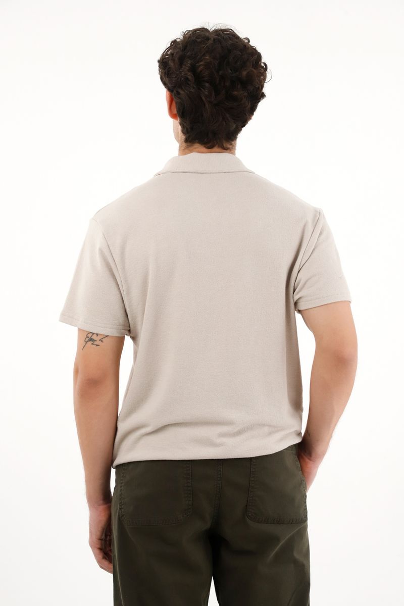 polos-para-hombre-tennis-gris