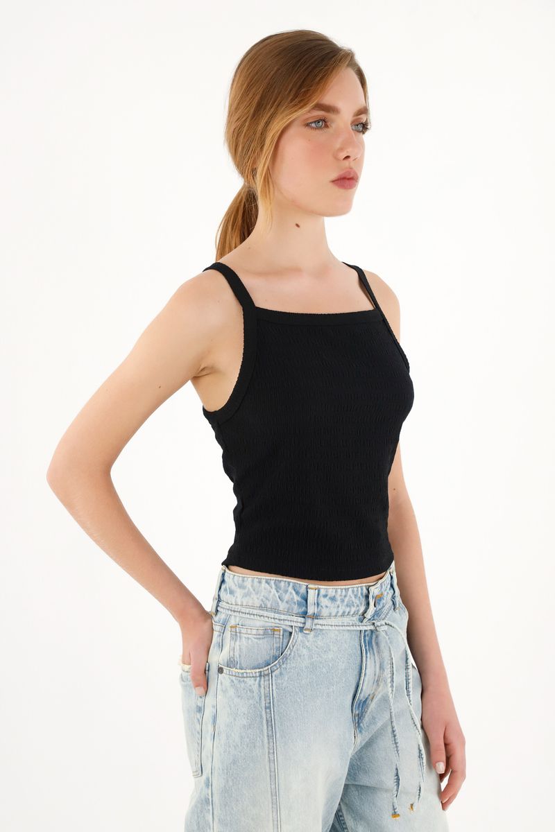 tshirt-para-mujer-topmark-negro