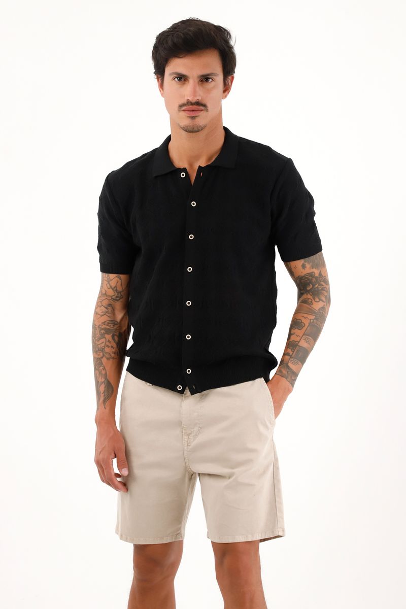 camisas-para-hombre-tennis-negro