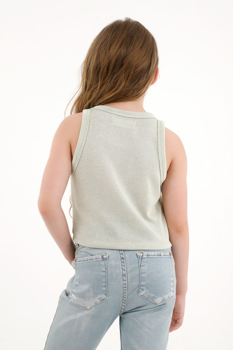 tshirt-para-nina-tennis-verde