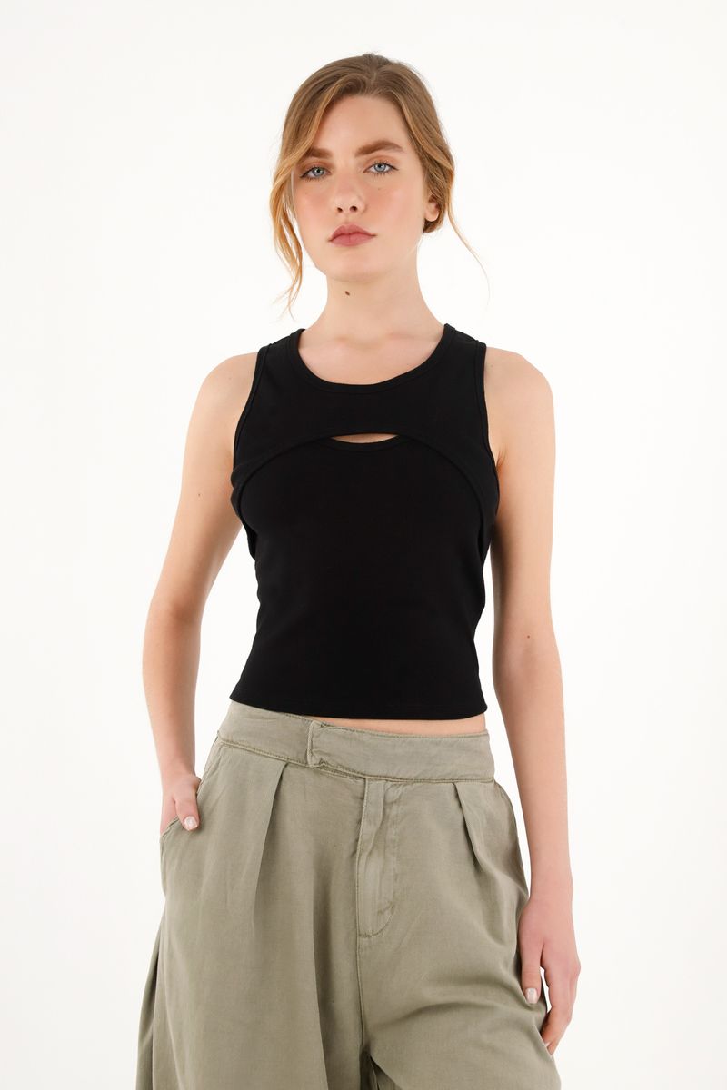 tshirt-para-mujer-topmark-negro