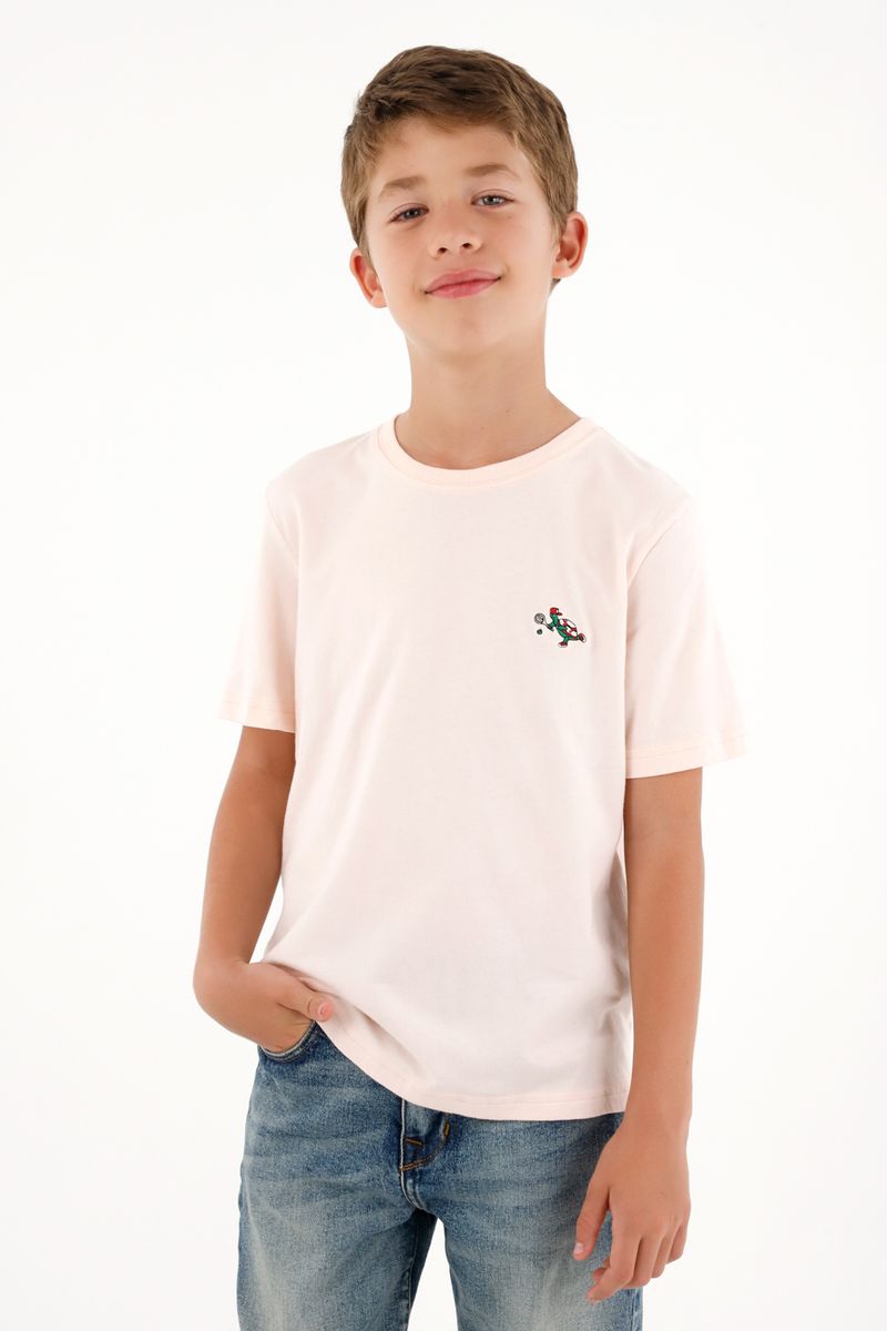 tshirt-para-nino-tennis-rosado