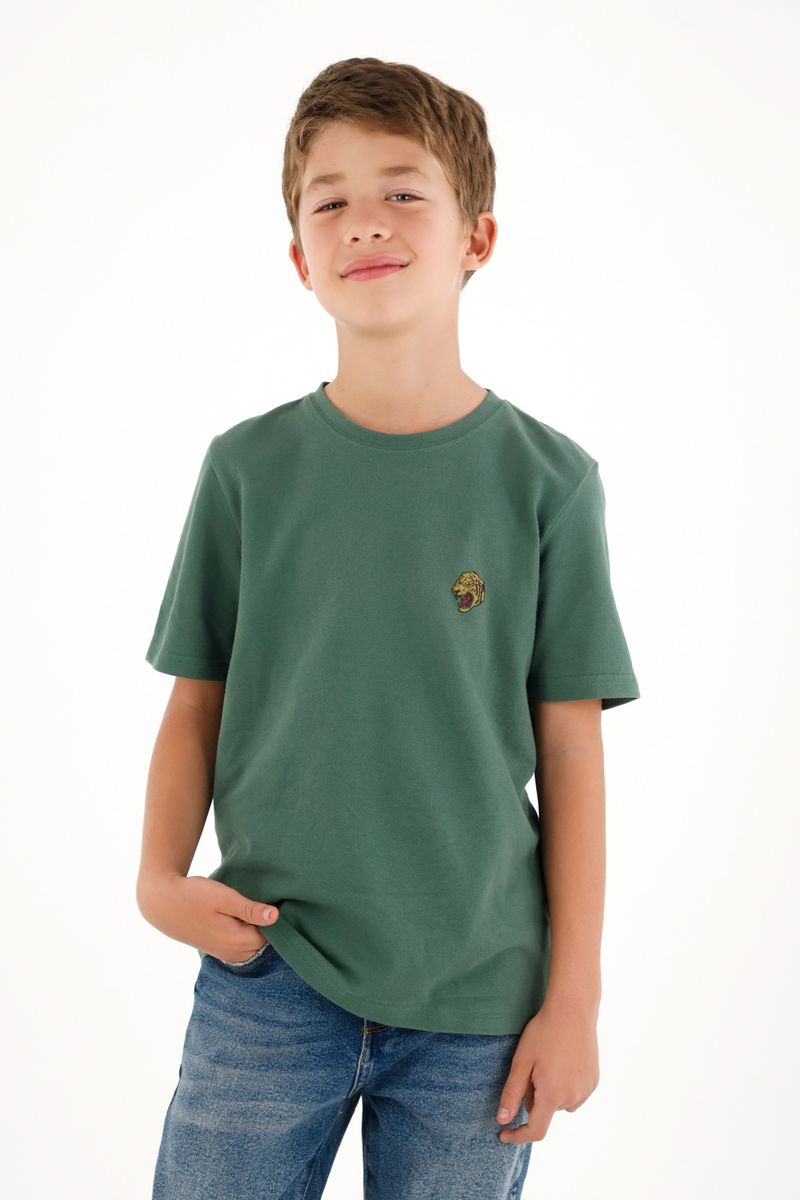 tshirt-para-nino-tennis-verde