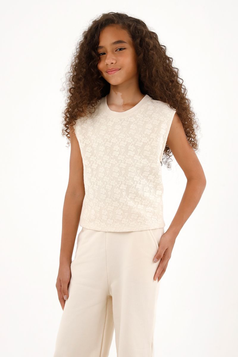 tshirt-para-nina-tennis-crudo