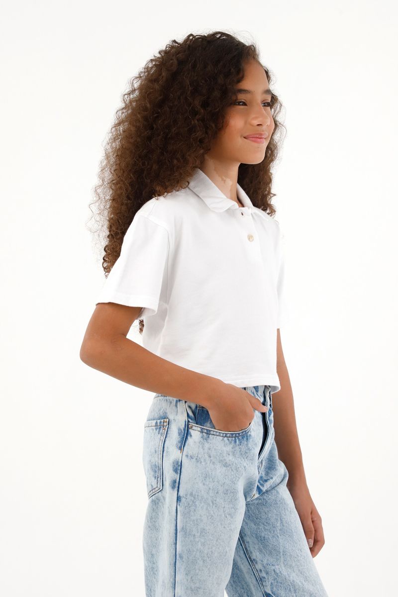 tshirt-para-nina-tennis-blanco