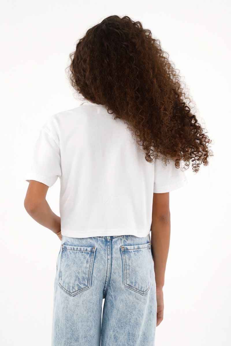 tshirt-para-nina-tennis-blanco