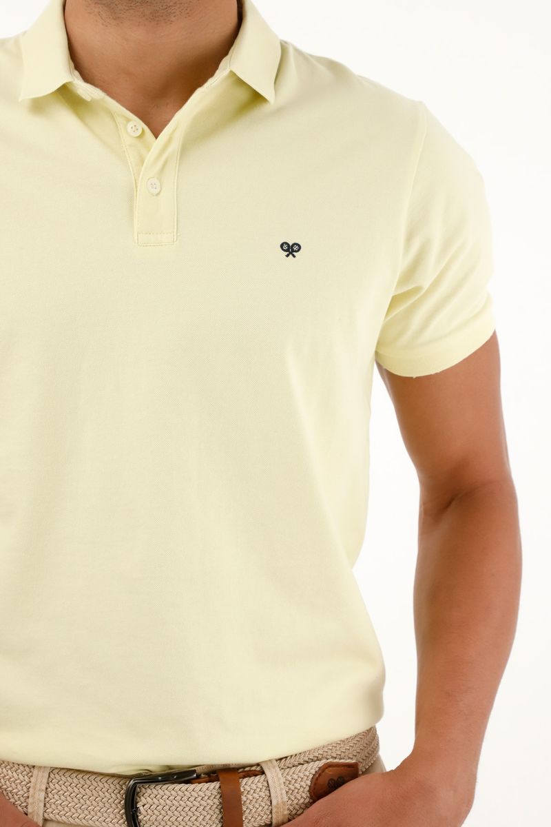 polos-para-hombre-tennis-amarillo