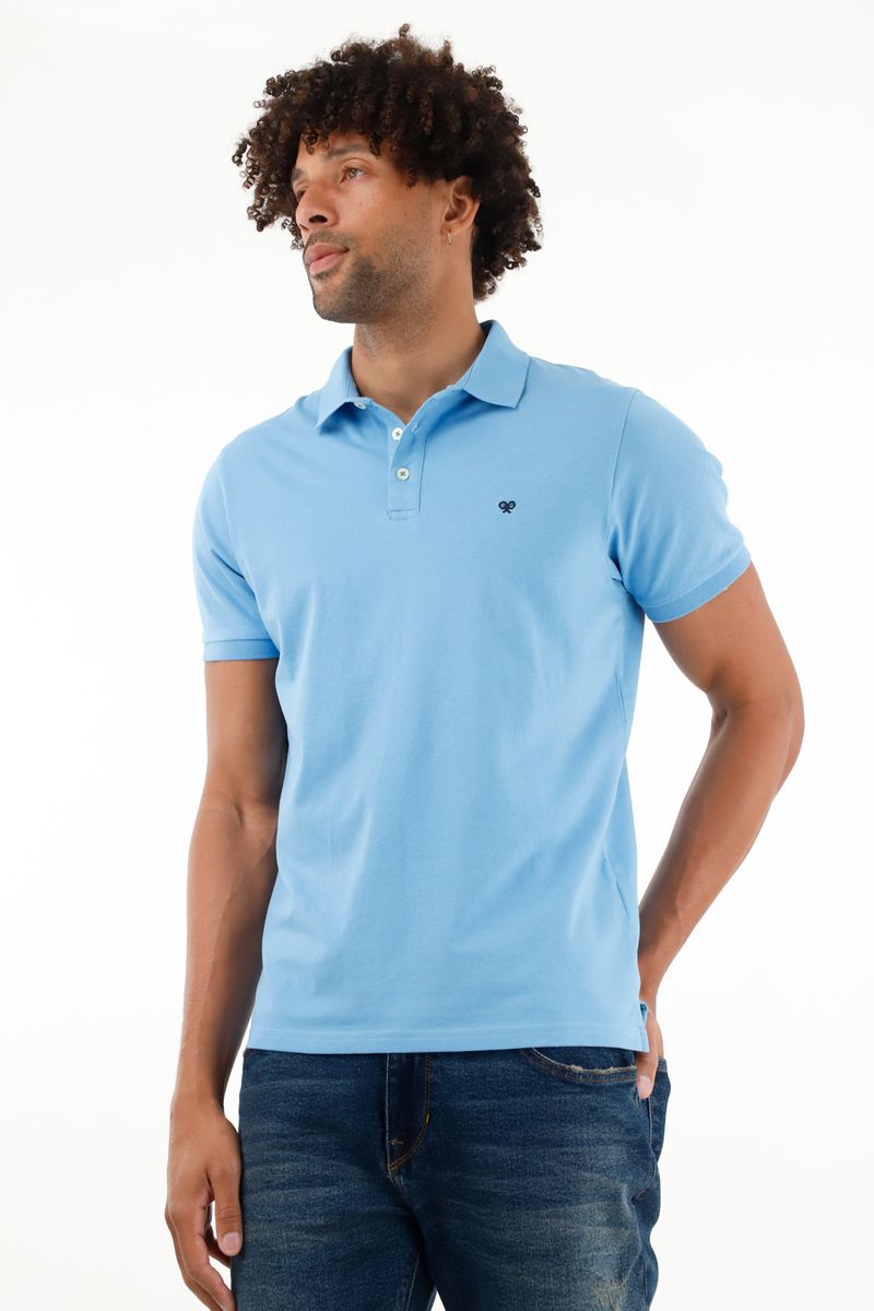 polos-para-hombre-tennis-azul