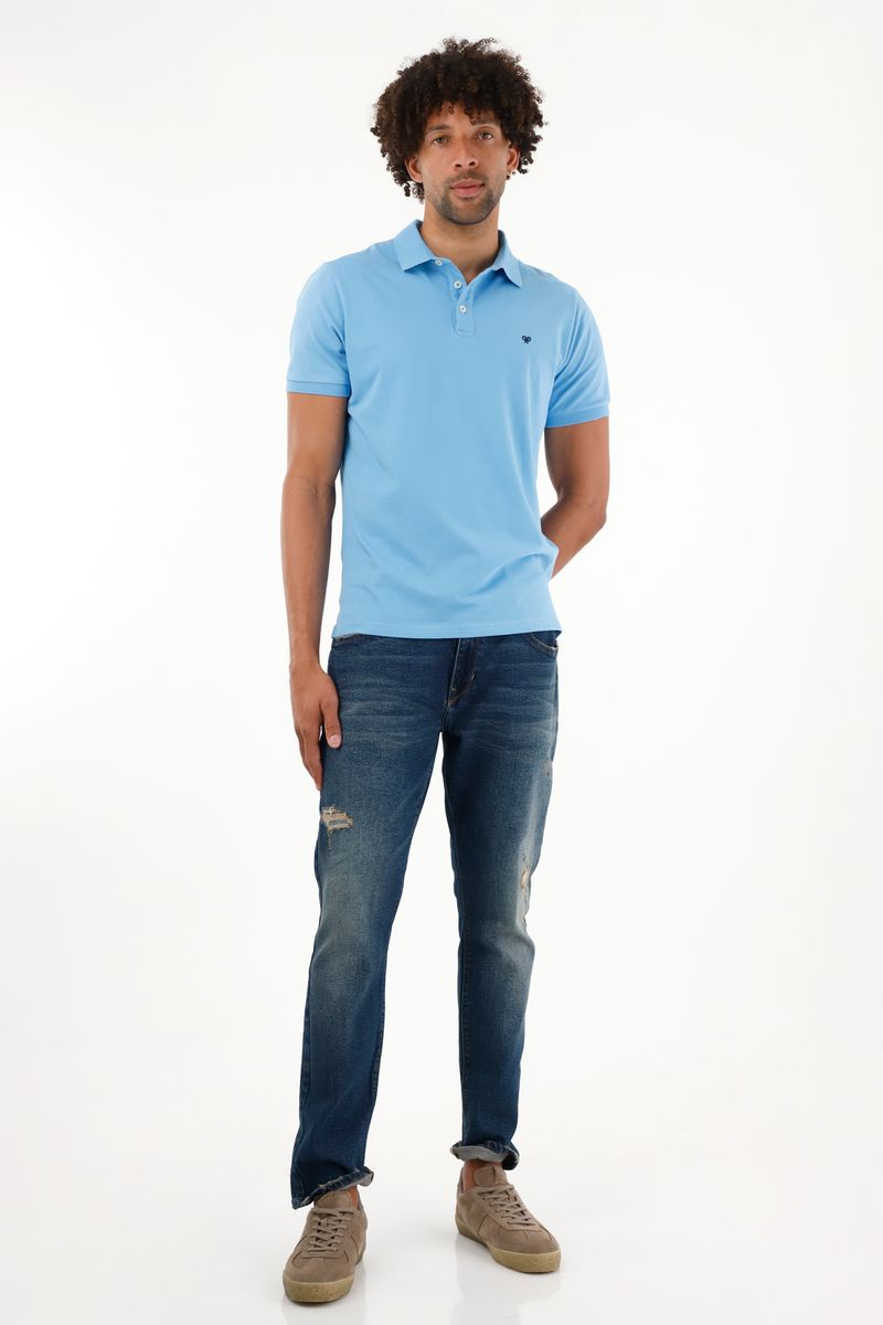 polos-para-hombre-tennis-azul