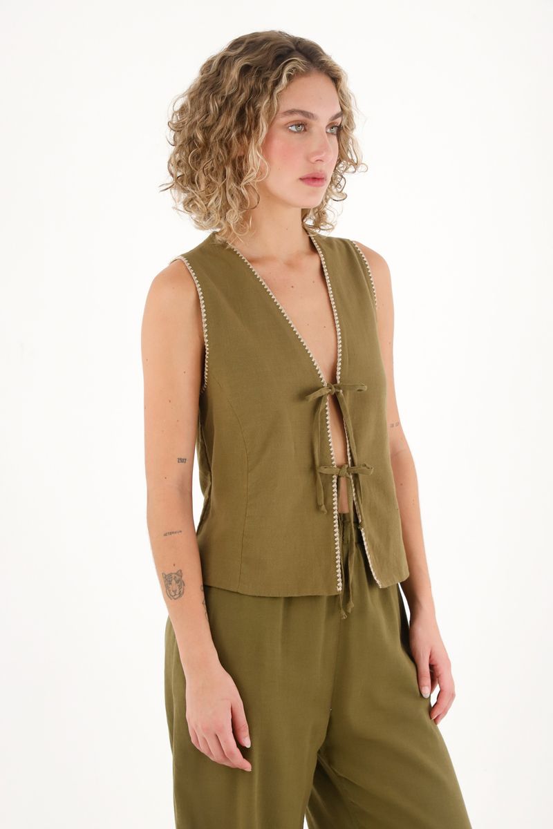 chaleco-para-mujer-topmark-verde