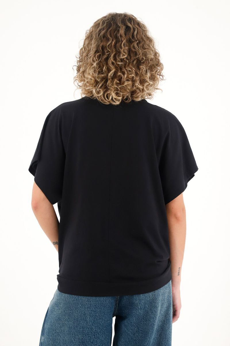 tshirt-para-mujer-topmark-negro