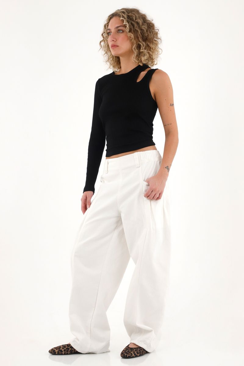 tshirt-para-mujer-topmark-negro