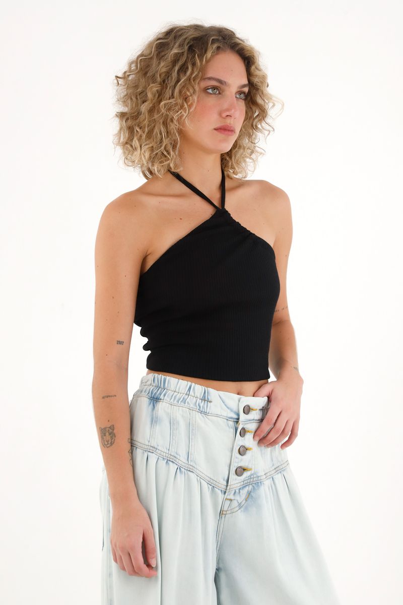 tshirt-para-mujer-topmark-negro